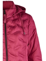Lebek Jacke Stepp mit Kapuze 525 Wild berry