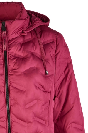 Lebek Jacke Stepp mit Kapuze 525 Wild berry