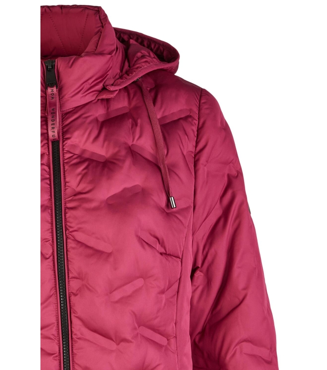 Lebek Jacke Stepp mit Kapuze 525 Wild berry