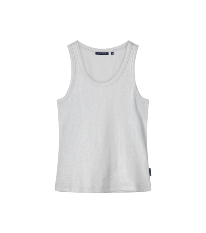 Summum Woman Rib tanktop cotton rib 810 Mist