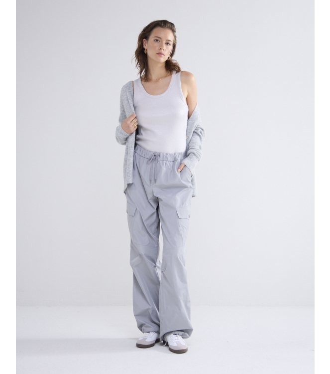 Summum Woman Rib tanktop cotton rib 810 Mist