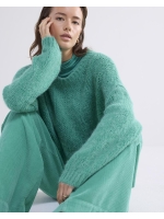 Summum Woman Sweater alpaca blend knit 624 Peacock