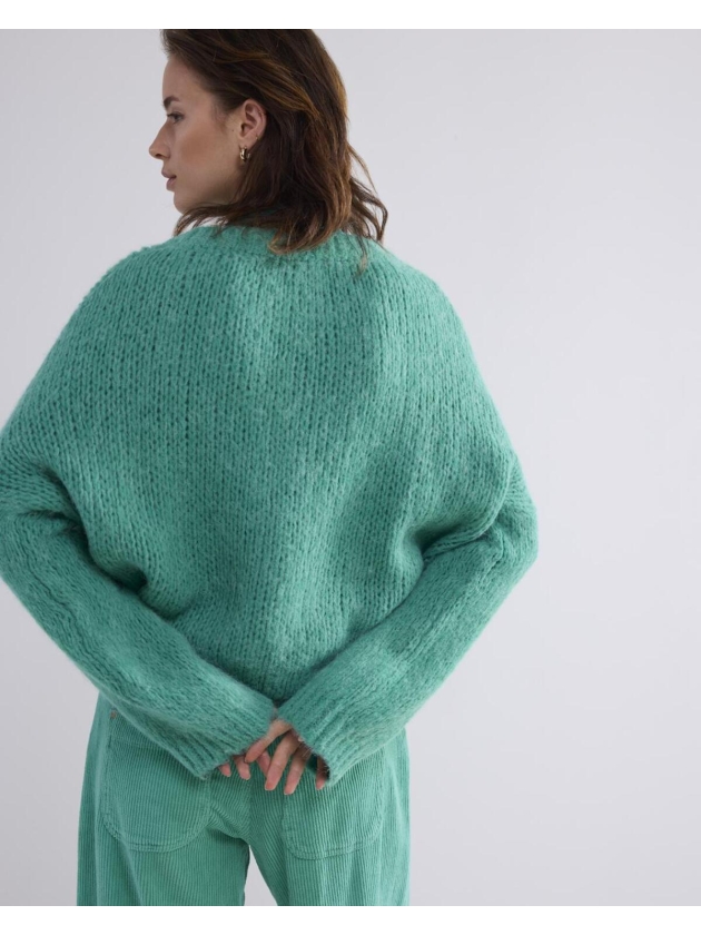 Summum Woman Sweater alpaca blend knit 624 Peacock