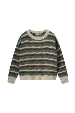 Summum Woman Sweater multi colour alpaca lurex knit 120 Multicolour