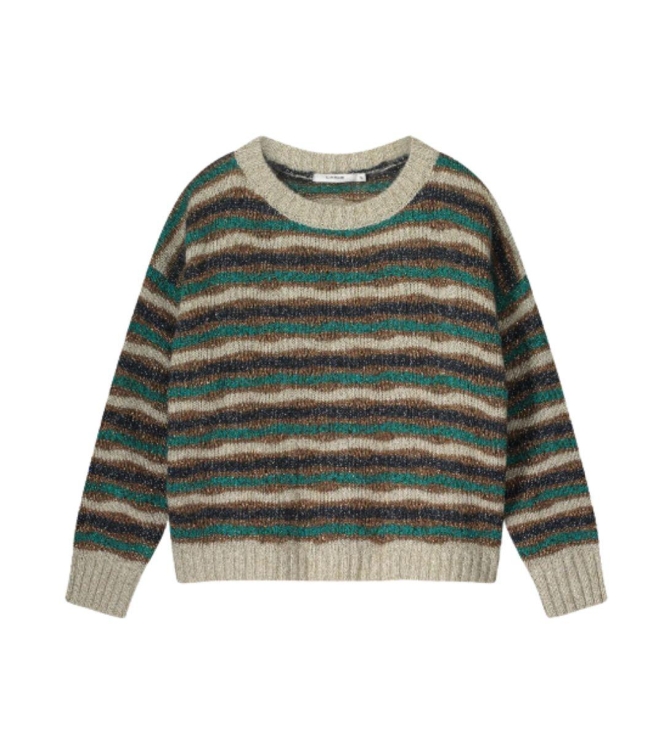 Summum Woman Sweater multi colour alpaca lurex knit 120 Multicolour