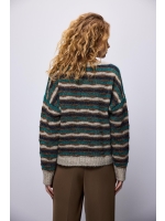 Summum Woman Sweater multi colour alpaca lurex knit 120 Multicolour
