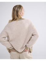 Summum Woman Cardigan airy alpaca blend knit 122 Ivory