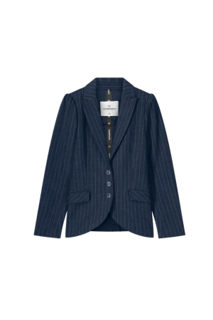 Summum Woman Blazer punto vintage stripe 495 Midnight blue