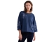 Summum Woman 3/4 sleeve sweatshirt Embellished Sweat 495 Midnight blue