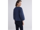 Summum Woman 3/4 sleeve sweatshirt Embellished Sweat 495 Midnight blue