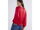 Summum Woman Top long sleeves silky touch 333 True Red