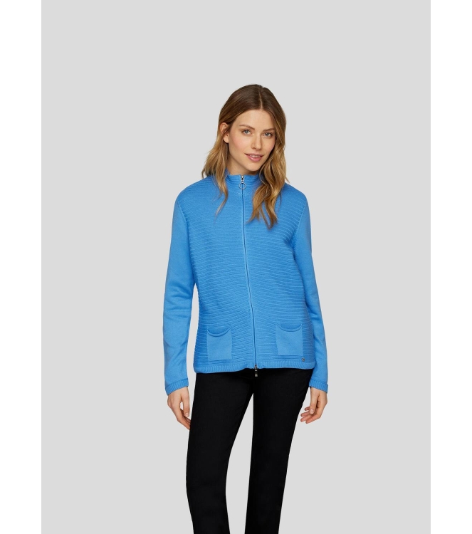 Rabe Strickjacke 3338 Ozean