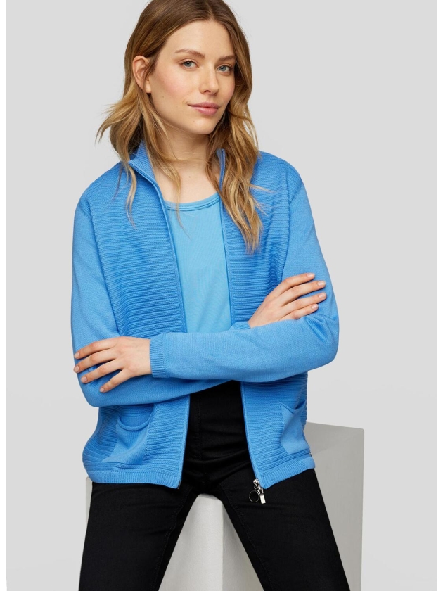 Rabe Strickjacke 3338 Ozean