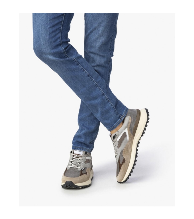 Floris van Bommel Floris Sport LightBrown Suede lichtbruin