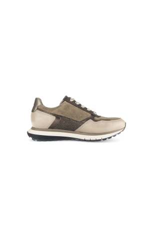 Gabor Velour/Nappa/Met. 34 farro/noce/bronce