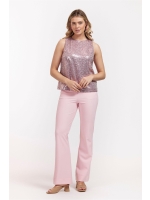Studio Anneloes Ebony pailet top 1900 Pale pink