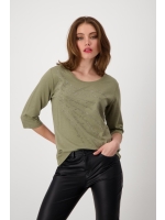 Monari Pullover 622 green tea