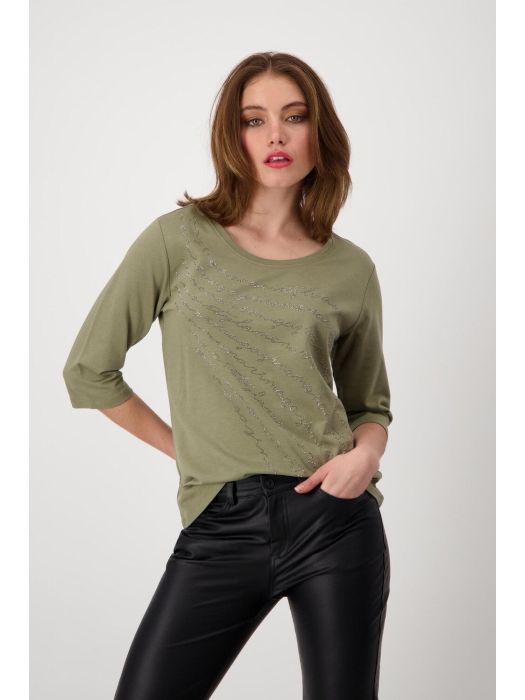 Monari Pullover 622 green tea