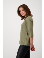 Monari Pullover 622 green tea