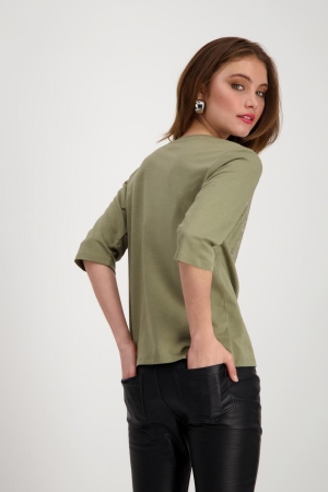 Monari Pullover 622 green tea