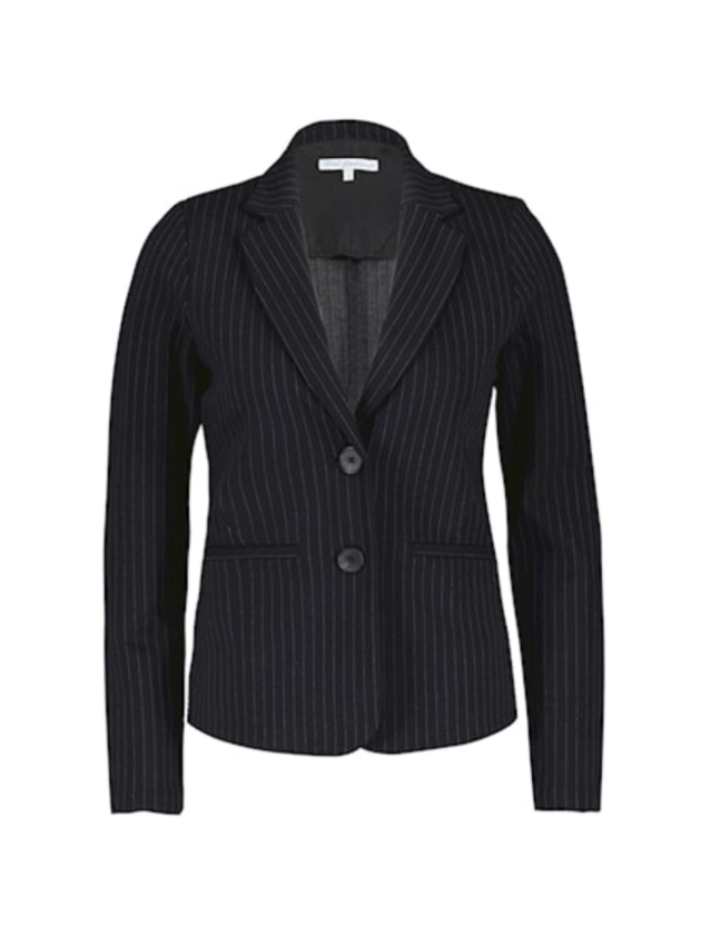 Red Button Blazer Babs punta pinstripe Black