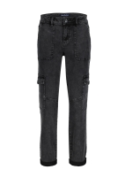 Red Button Cargo black denim Black