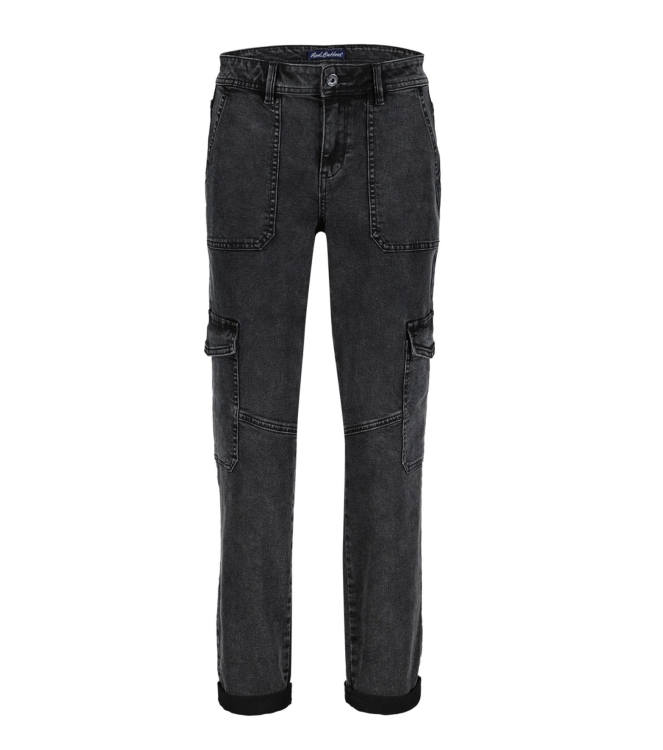 Red Button Cargo black denim Black