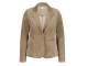 Red Button Blazer Babs velvet Clay