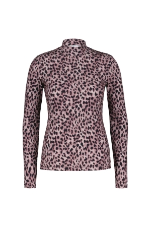 Red Button Rolinde leopard top Old rose