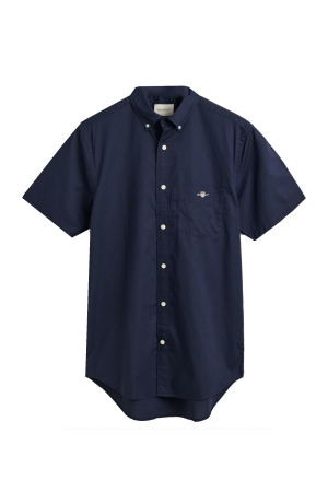 Gant REG POPLIN SS SHIRT 410 MARINE