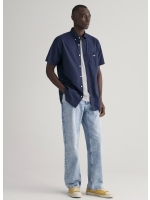 Gant REG POPLIN SS SHIRT 410 MARINE