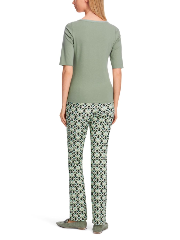 MarcCain Collections T-Shirt 503 Frozen sage