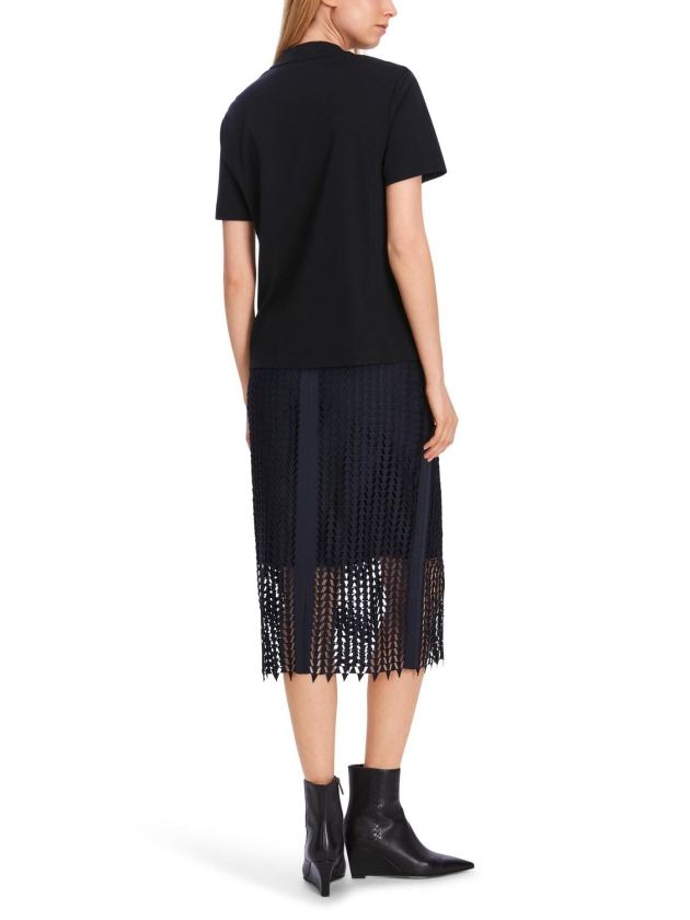 MarcCain Collections T-Shirt 395 Midnight blue