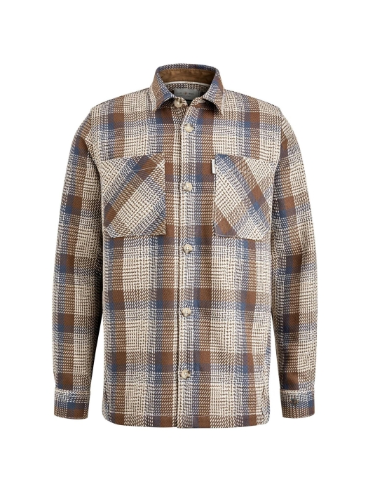 Cast Iron Long Sleeve Shirt Heavy Check 8063 Patridge