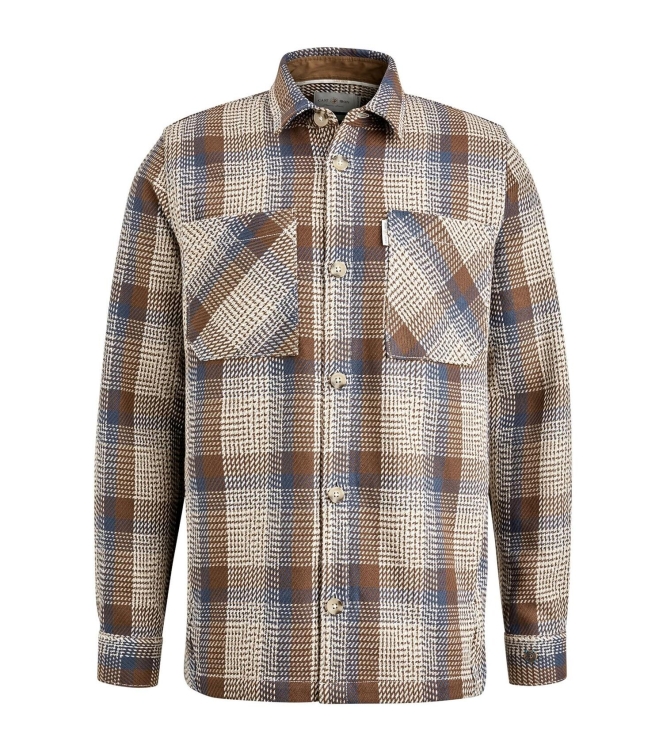 Cast Iron Long Sleeve Shirt Heavy Check 8063 Patridge