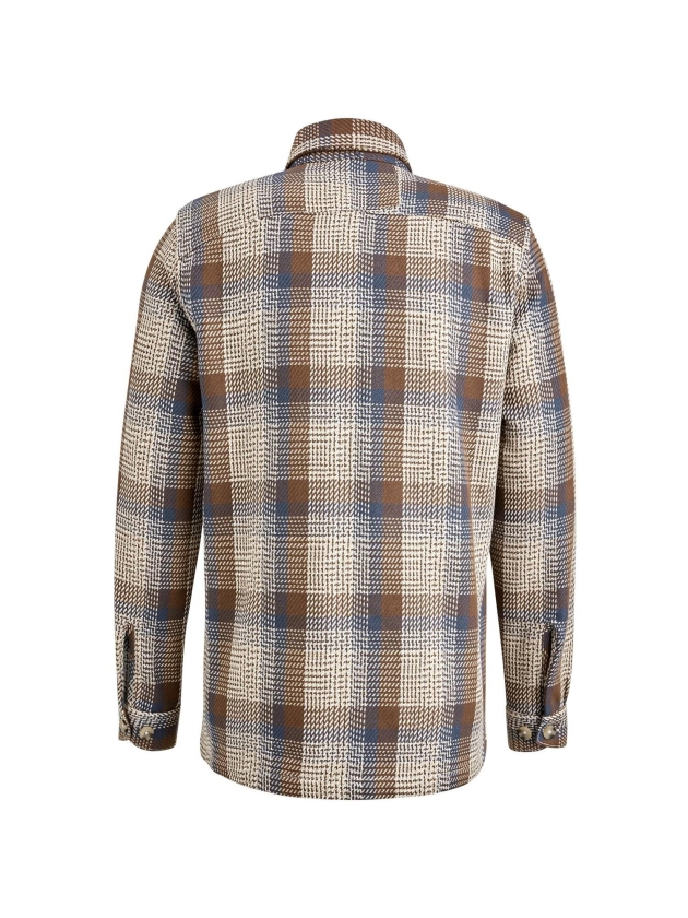 Cast Iron Long Sleeve Shirt Heavy Check 8063 Patridge