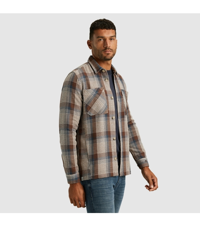 Cast Iron Long Sleeve Shirt Heavy Check 8063 Patridge
