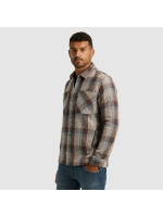 Cast Iron Long Sleeve Shirt Heavy Check 8063 Patridge