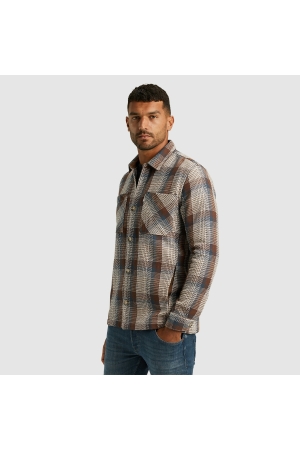 Cast Iron Long Sleeve Shirt Heavy Check 8063 Patridge
