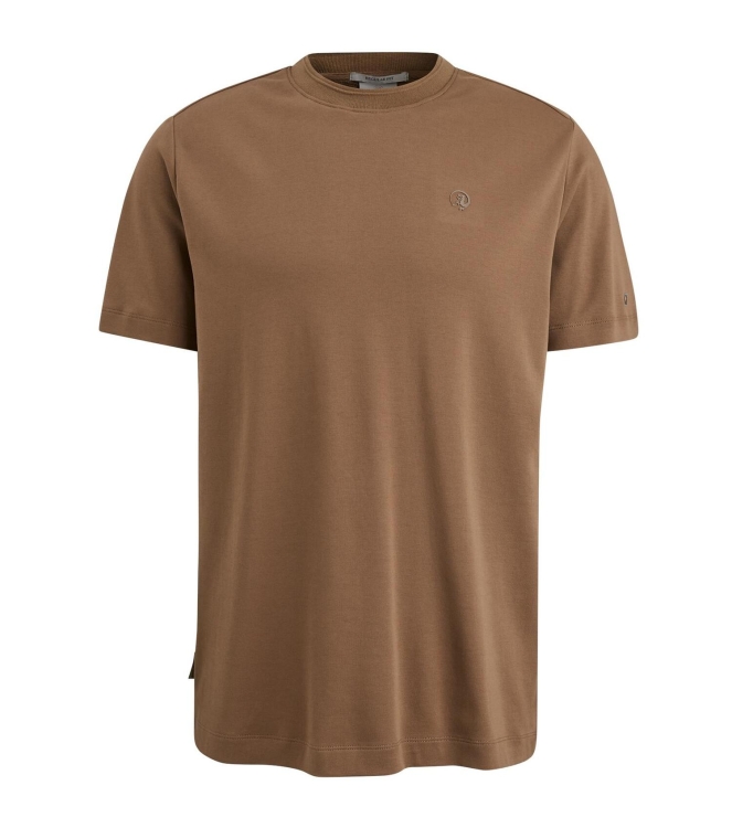 Cast Iron Short sleeve r-neck regular fit in 8063 Partridge