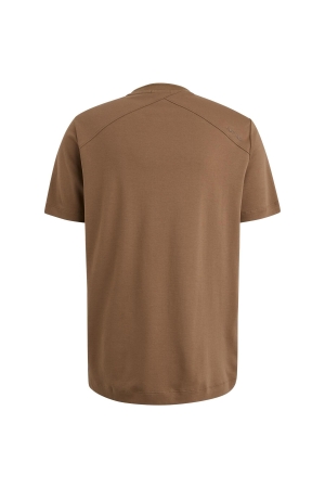 Cast Iron Short sleeve r-neck regular fit in 8063 Partridge