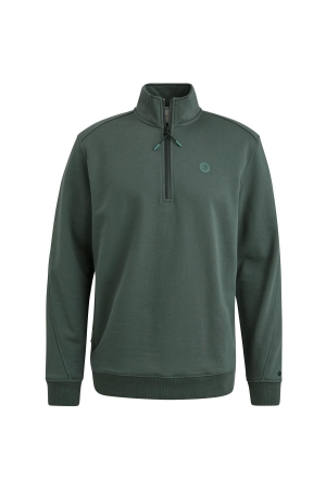 Cast Iron Half zip collar cotton terry 6026 Urban chic