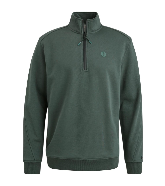 Cast Iron Half zip collar cotton terry 6026 Urban chic