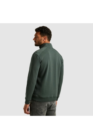 Cast Iron Half zip collar cotton terry 6026 Urban chic