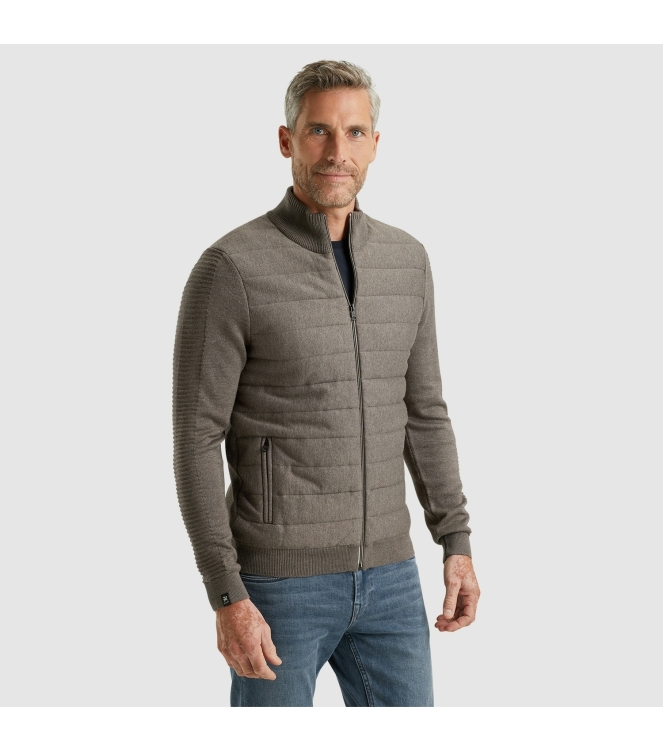 Vanguard Zip jacket cotton acrylic 8292 Hot Fudge