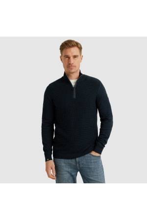 Vanguard Half zip collar cotton structure 5073 sky captain
