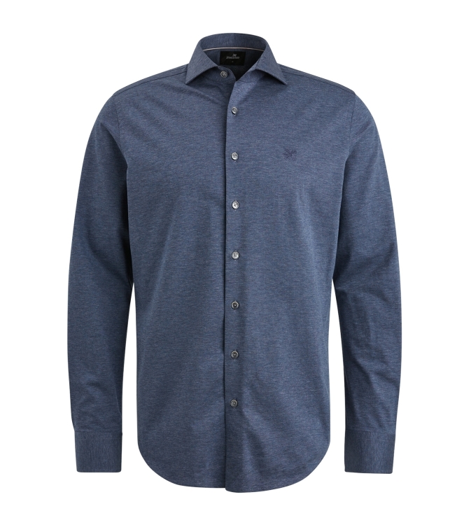 Vanguard Long Sleeve Shirt Versatile Jersey 5709 Mid blue melange