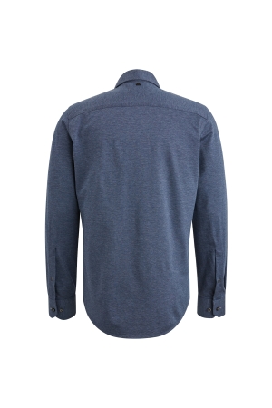 Vanguard Long Sleeve Shirt Versatile Jersey 5709 Mid blue melange