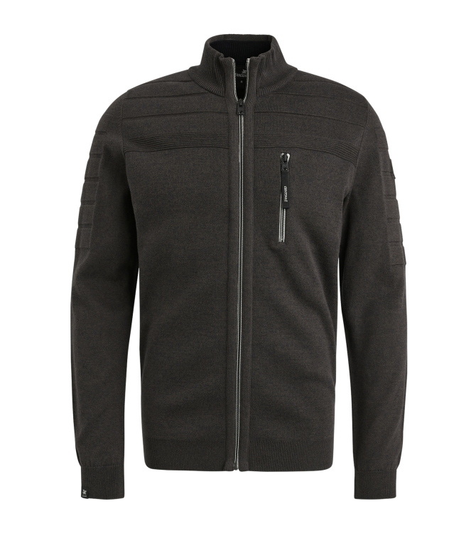 Vanguard Zip jacket cotton bonded mouline 6152 Deep forrest