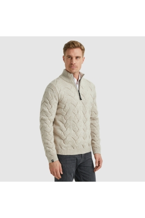 Vanguard Half zip collar star wool acrylic 8265 Pure cashmere